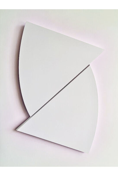Anna Dudek - Kiss Once, Blush Twice, 2022 - Birch plywood and acrylic - 66x43x2cm