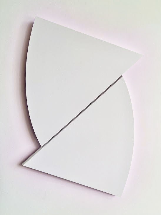 Anna Dudek - Kiss Once, Blush Twice, 2022 - Birch plywood and acrylic - 66x43x2cm-1