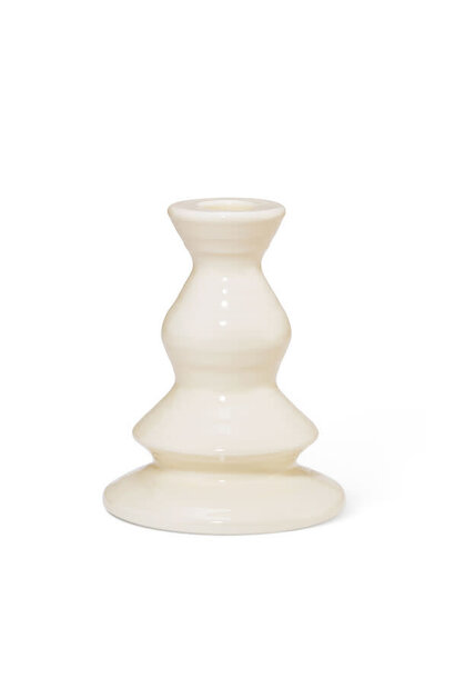 AERIN - Allette Medium Candle Holder - Cream