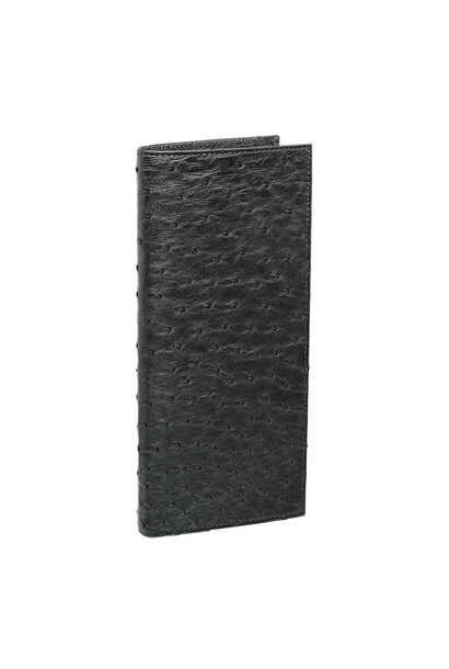 Victoria & Maude - Travel Wallet Ostrich Leather - Handmade in Australia