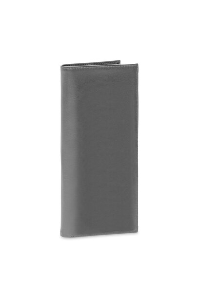 Victoria & Maude - Travel Wallet Leather Platinum - Handmade in Australia