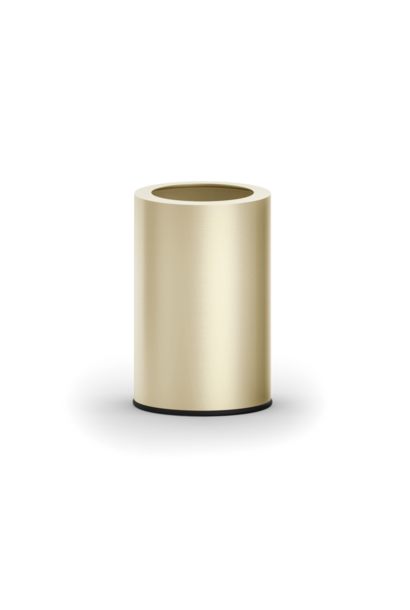 DW - Mikado Collection - Rooms Paper / Waste Bin - Matt Gold - 32.5x20.5x20.5cm - Germany