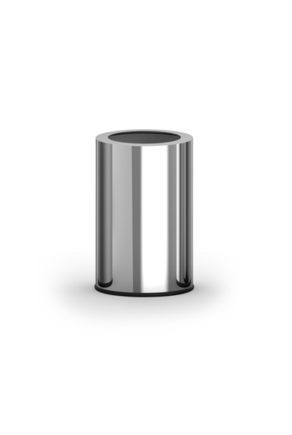 DW - Rooms - Paper Waste  Bin - Chrome - Germany