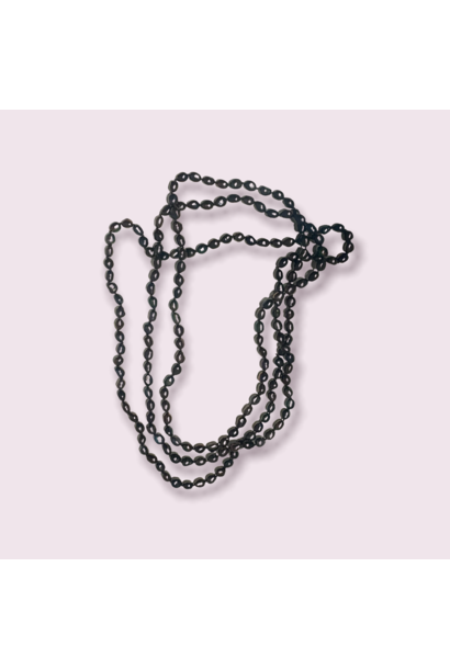 Opera Length Dark Freshwater Pearl Necklace - L150cm