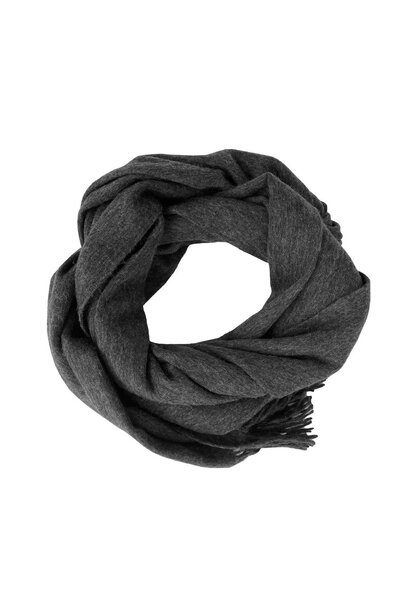 GOOD & Co - Chunky Scarf - 100% Wool - Charcoal - 200x70cm