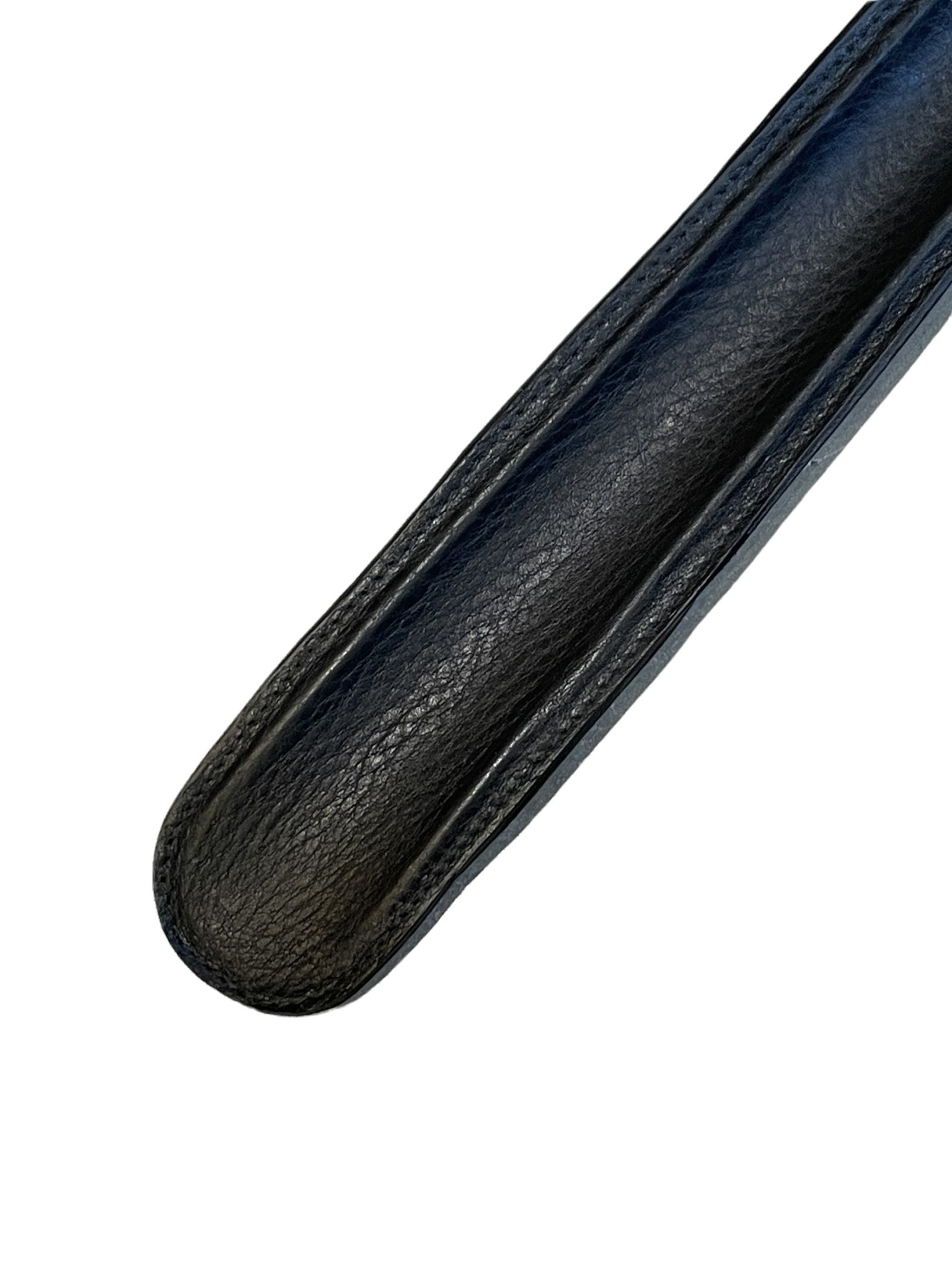 Luxury Calf Leather Shoehorn - Large - Black - Germany