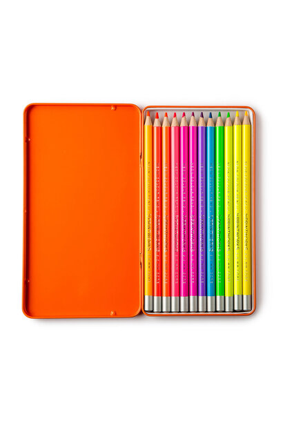 Printworks - Colour Pencils (Set Of 12) - Neon