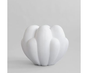 小物入れ 101  Bloom Tray Big Bone White Bloom Tray - Big, Bone White Ceramic Bowl | 101 Copenhagen