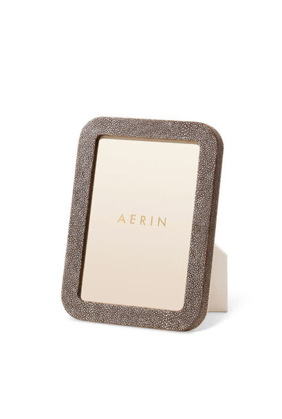 AERIN - Modern Shagreen Frame - 5x7" - Chocolate