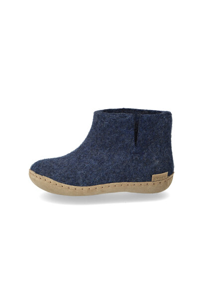 Glerups - Felted Wool Kids Boots with Rubber Sole - Denmark