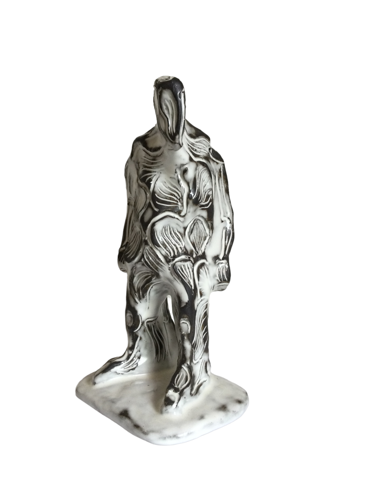 Robert Delves - Oceanic Mimesis Figure 2 - Ceramic sculpture -27x14x11cm-1