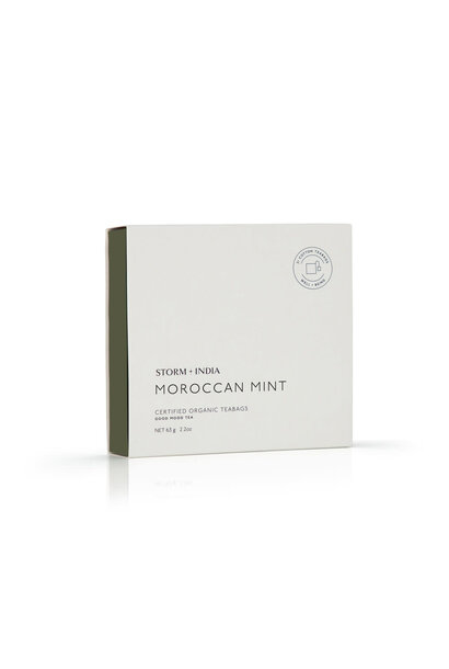 STORM + INDIA - Organic Moroccan Mint Tea Bags - 21x3g - Tasmania