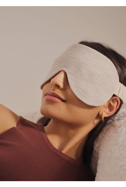 Shleep - Tencel Knitted Sleep Mask - Oatmeal