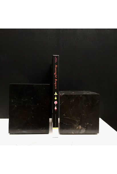 BECKER MINTY - DIETER  Bookends - Black Marble - 12x12x12cm & 16x12x12cm