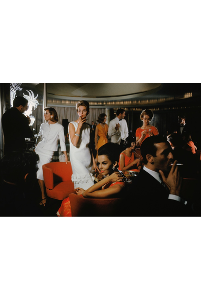 Mark Shaw - Mod Cruise Party, 1962 - 70x100cm framed - Black frame with non-reflective glass