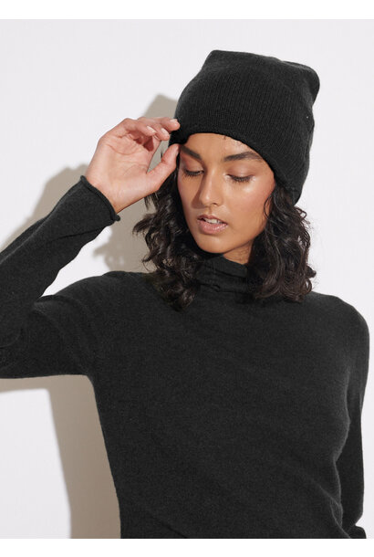 Cashmerism - Rolled Edge Slouchy Beanie - 100% Cashmere