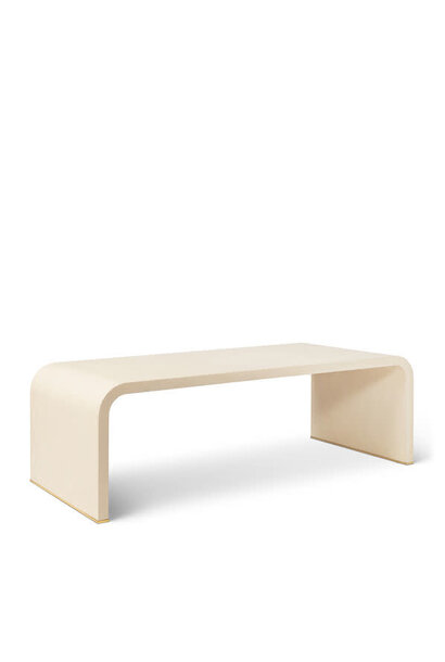 AERIN - Shagreen Coffee Table - Cream