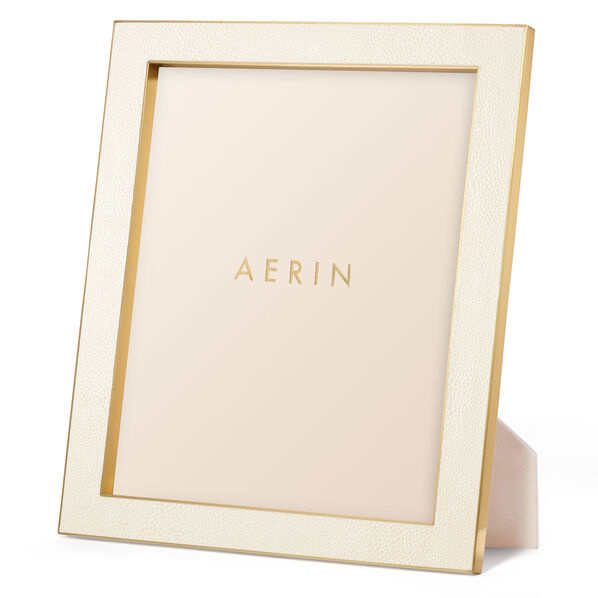 AERIN - Classic Embossed Shagreen Frame 8x10" - Cream-1