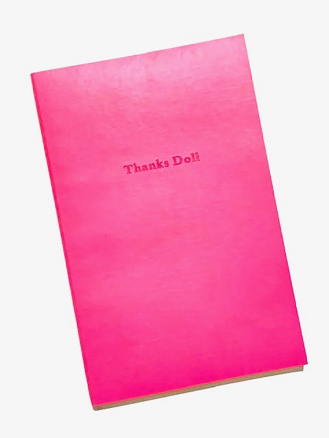Thanks Doll - Hot Pink BECKER MINTY Notebook / Journal - A5-1
