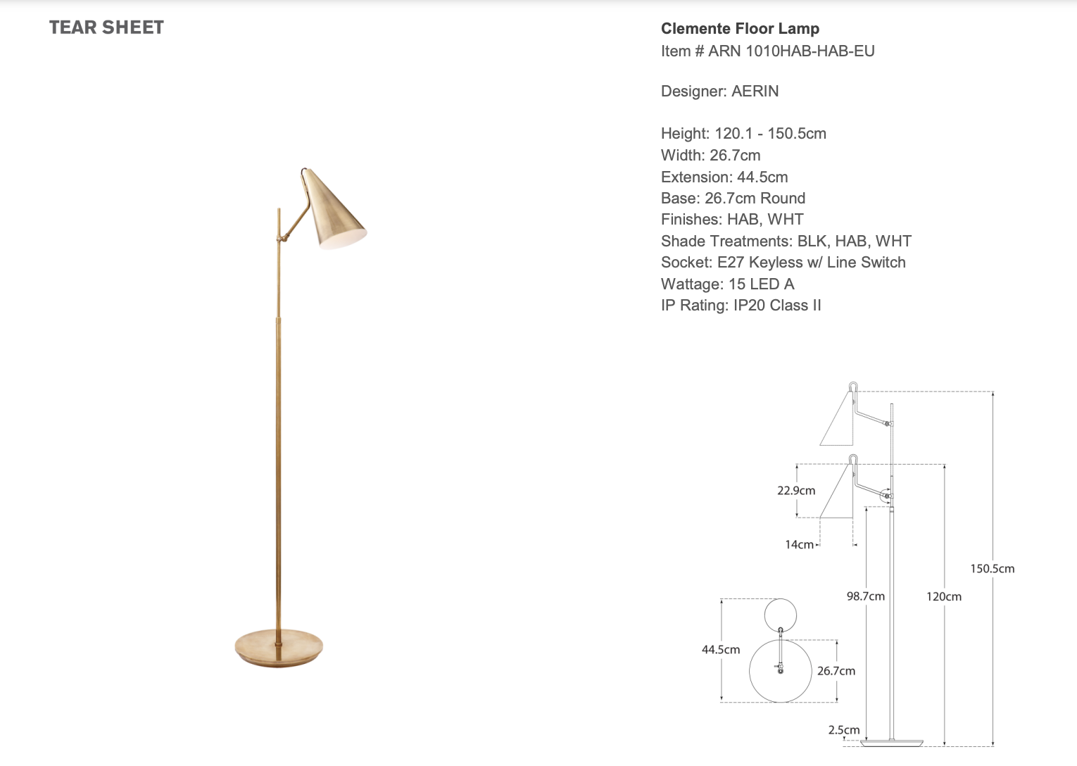 AERIN - Clemente Floor Lamp-4