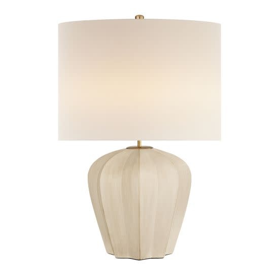 AERIN - Pierrepont Medium Table Lamp with Linen Shade-2