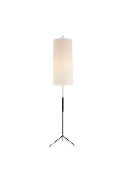 AERIN Frankfort Floor Lamp with Linen Shade Becker Minty