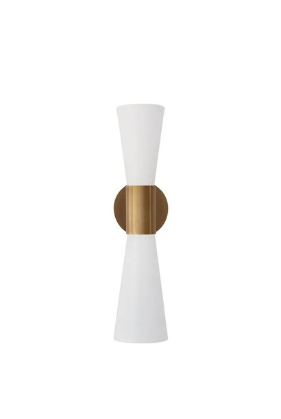 AERIN - Clarkson Medium Narrow Sconce in Hand-Rubbed Antique Brass