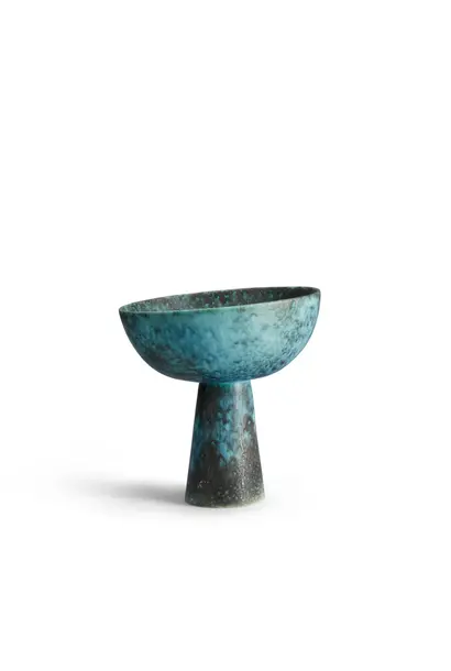 L'Objet - Terra Bowl on Stand - Bronze - Small