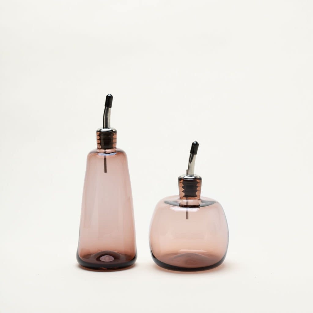 Tall Oil & Vinegar Cruet  - by Gary Bodker Designs - Handcrafted Glassware Made in Portland-3