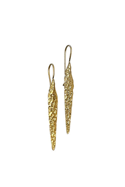 Lisa Roet - Arrow Drop Earrings - Sterling Silver N18 Gold Plated