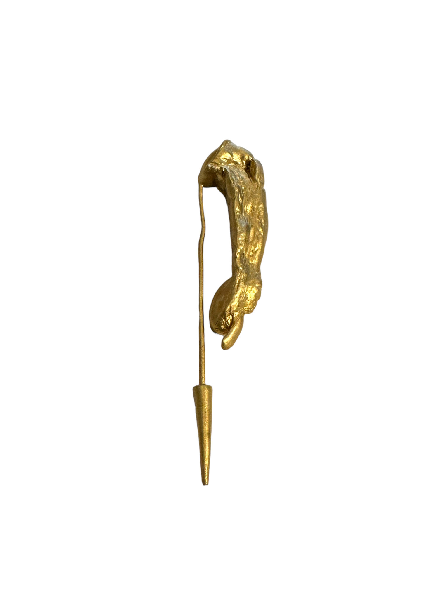 Lisa Roet - Gibbon Finger Pin - Brass Gold Plated-1