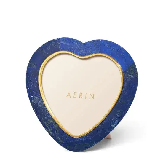 AERIn Cassiel Mosaic Heart Frame Lapis Becker Minty
