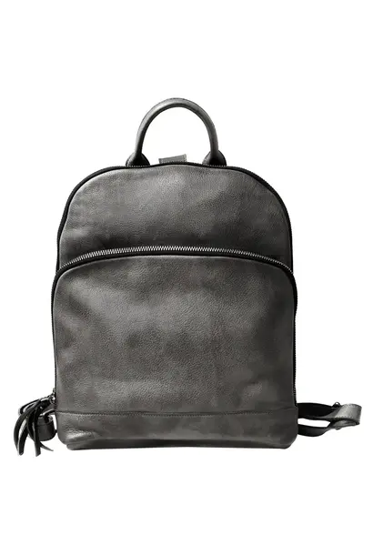 Latico - Aleks Backpack - Charcoal - 100% Full Grain Leather - USA