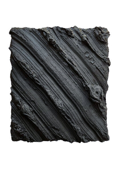 Henryk - Ultra Matte Carbon 004, 2023 - Resin and acrylic - 100x85cm