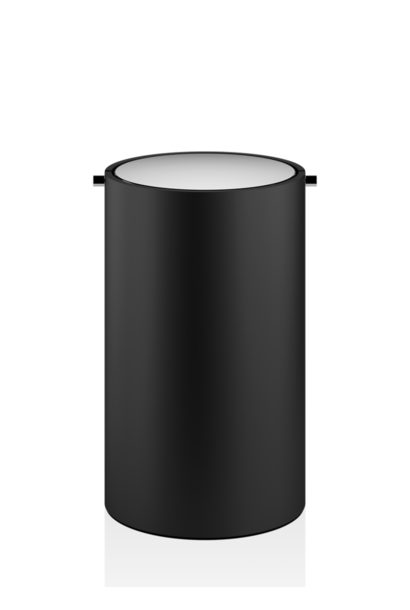 DW - Stone - BEMD Waste with Bin Revolving Lid - Black Resin Polished Steel - Germany