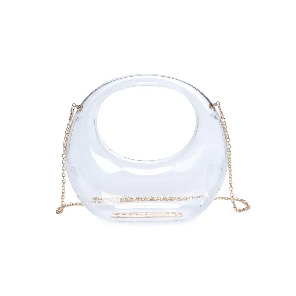Trave Acrylic Evening Bag with Shoulder Chain-3
