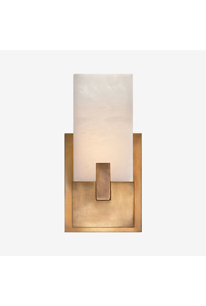 Kelly Wearstler - Covet Short Clip Bath Sconce with Alabaster