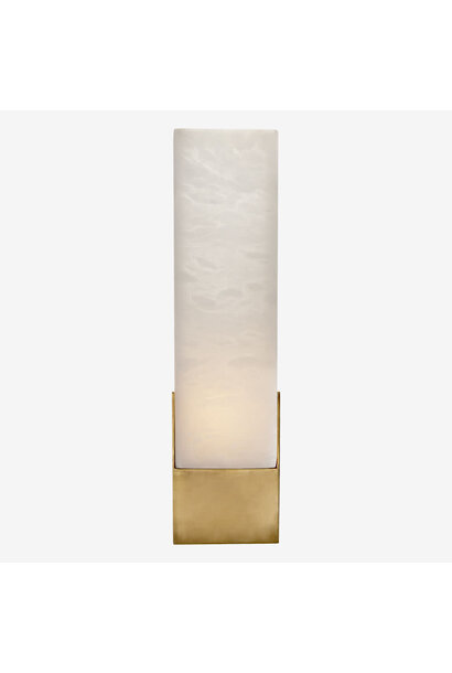 Kelly Wearstler - Covet Tall Box Bath Sconce with Alabaster