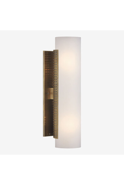 Kelly Wearstler - Precision Cylinder Sconce with White Glass