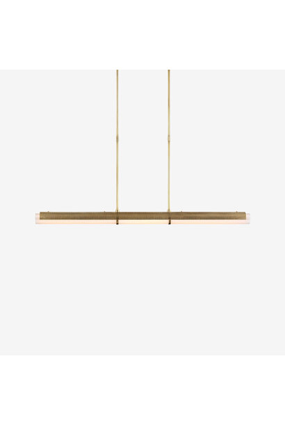 Kelly Wearstler - Precision Large Linear Chandelier with White Glass