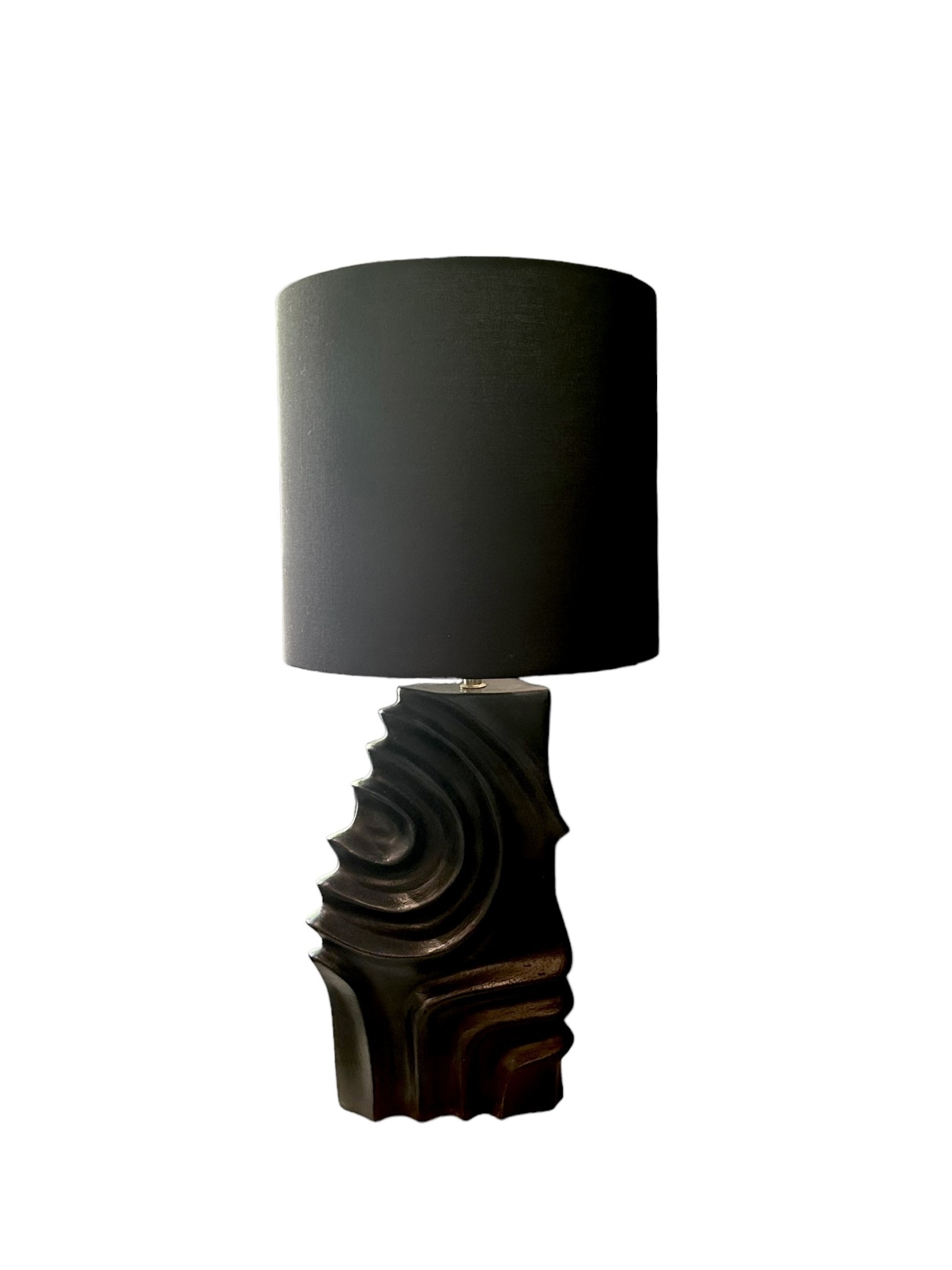 Black sale ceramic lamp