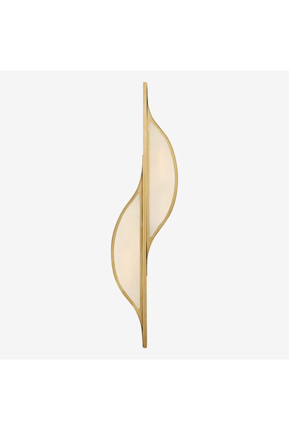 Kelly Wearstler - Avant Large Curved Sconce with Frosted Glass