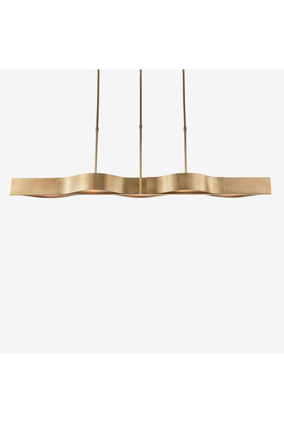 Kelly Wearslter - Avant Large Linear Pendant with Frosted Glass