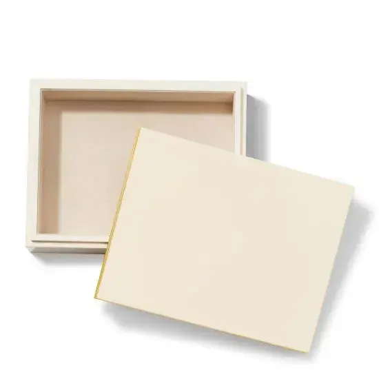 AERIN - Piero Lacquer Box Large - Cream-4