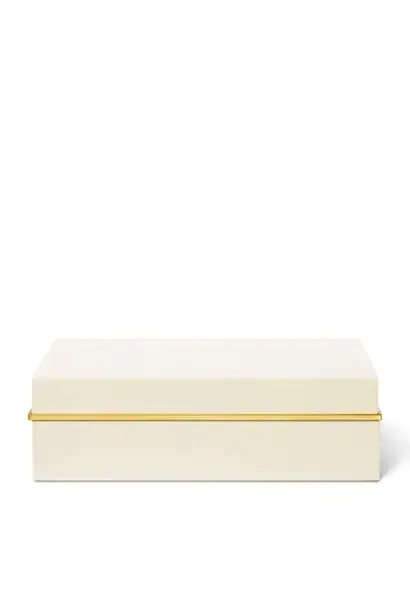 AERIN - Piero Lacquer Box Large - Cream