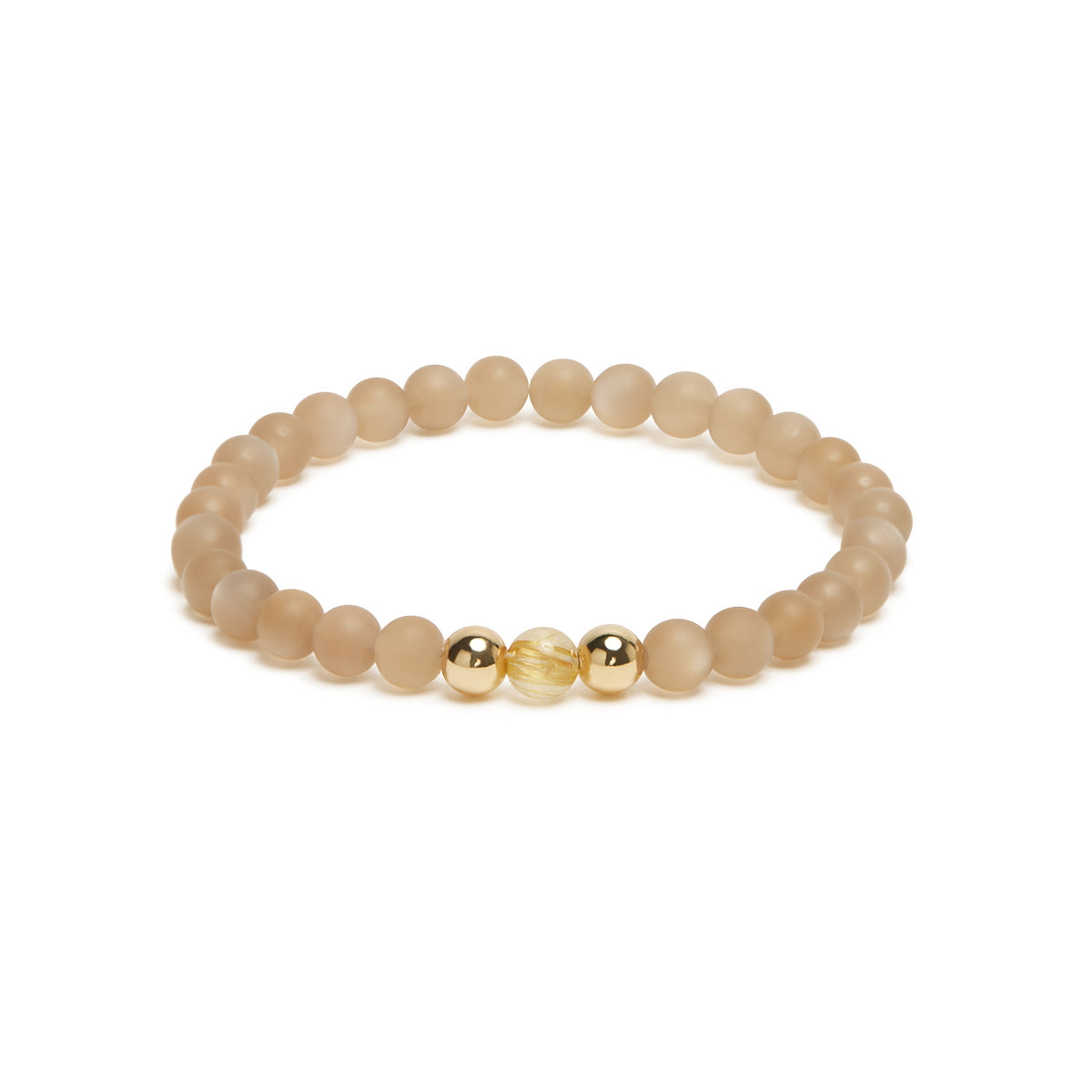 SPIRITUS STONES -INNER HOPE BRACELET WITH RUTILATED QUARTZ