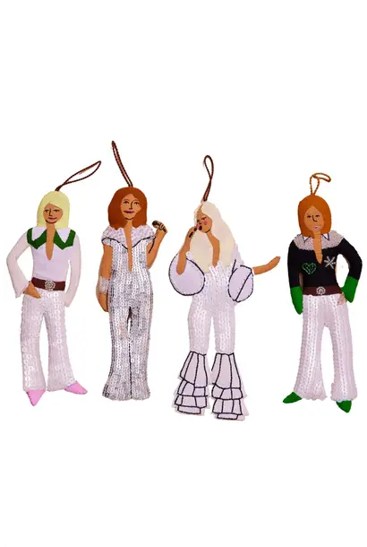 The Jacksons - ABBA - Hand Embodied Decoration Set
