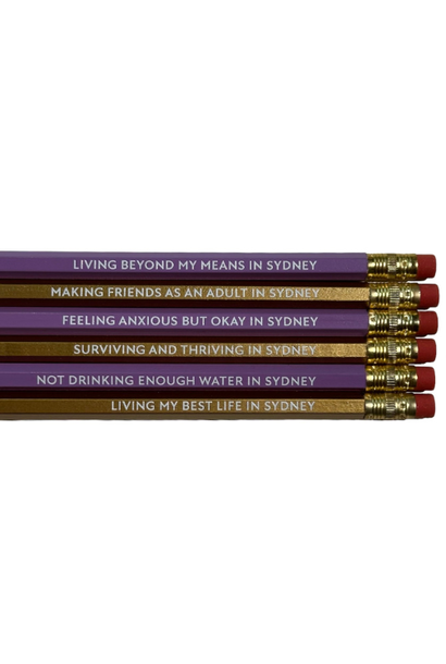 SYDNEY Pencil Set - Pack of 6