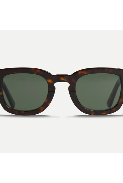 AHLEM - Champ De Mars - Dark Turtle with Dark Green Lens - Handcrafted in France