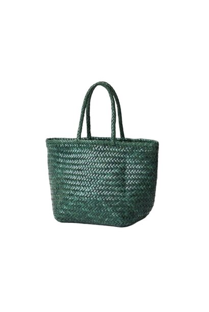 Dragon DIFFUSION - Grace Basket Small - 100% Leather - Forest